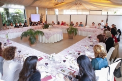 MALAGA, 140319-La asociacion ADEPMA, bajo la presidencia de Gemma Mele, durante el acto de homenaje que ha ofrecido a Maria Paz Hurtado con motivo de ser galardonada con la Medalla de Oro por la Junta de Andalucia 2014
© ADEPMA/jesusdominguez.com