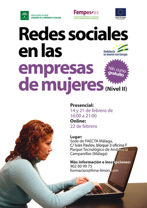 20130130 AMECOOP-Cartel-taller-redes-sociales-en-las-empresas-de-mujeres