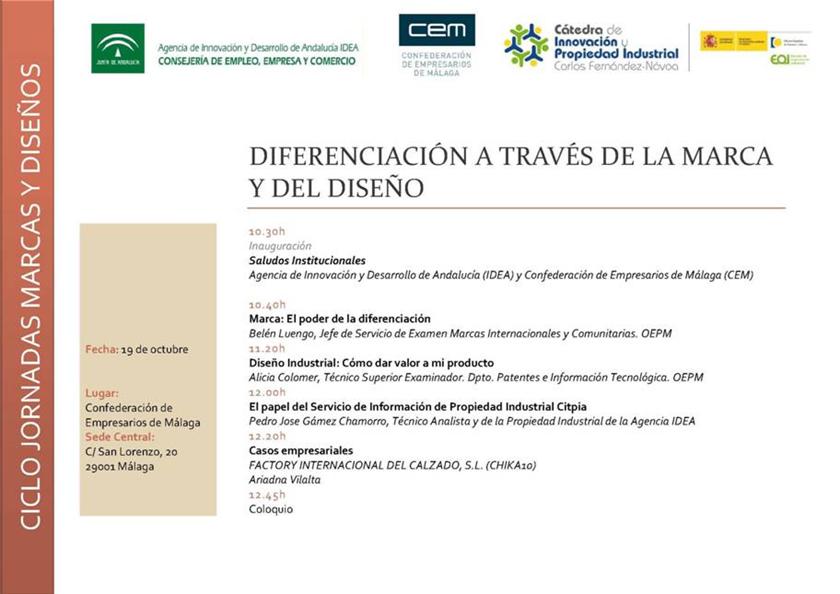 Jornada "Diferenciación a través de la Marca y del Diseño"